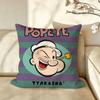 Cartoon PPopeye Cushion Cover Pillow Case Antidustmite Pillowcase Silky Short Plush Sofa Cushion Cover hot