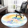 Unicorn Fantasy Chair Mat - Round Carpet for Home Decor, Office Use, Gift Idea, Fits Various Rooms0470b