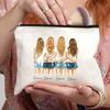 Borsa Trucco Personalizzata Regalo Amicizia Nome Personalizzato Regalo per Amici Damigella BFF Bestie Astuccio Portapenne Portamonete Donna Custodia Cosmetica