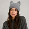 Cute Ears Cat Ears Hat Korean Style Knitted Hat Cute Beanie Hat  Autumn