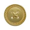 10pcs Golden Metal Button Clothing Pants Bag DIY Craft High-Grade Decorative Hollow Out Round Buttons Accessories