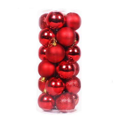 Noel Ağacı Topları 42 adet 6cm 3cm Büyük Noel Topu Çok Renkli Top Süslemeleri Ev Partisi İçin Noel Ağacı Süsleri Seti