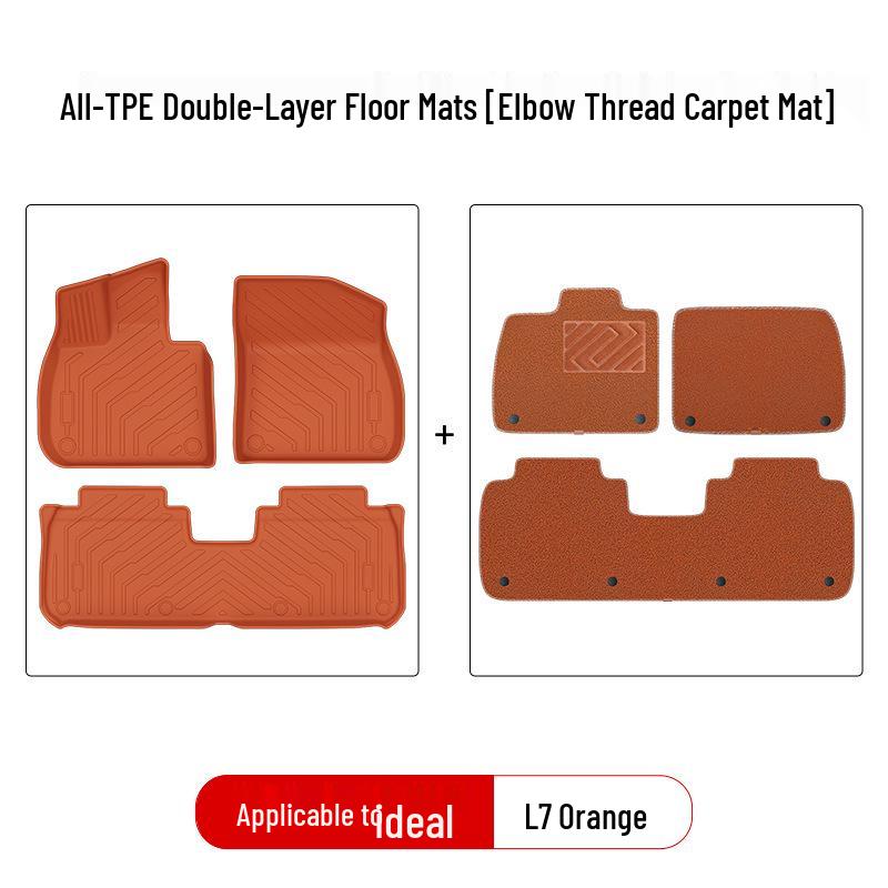 Compatible TPE Car Floor Mats for Ideal L6pro Max, i8, i6, L7, L8, L9
