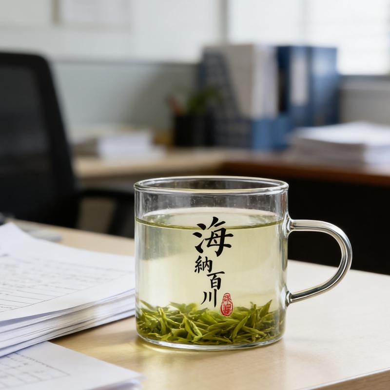 New Chinese-style Small Tea Cups Classic Small Tea Cup with Handle Kung Fu Tea Mug Drinking Glasses Cup Suitable for Gift Giving