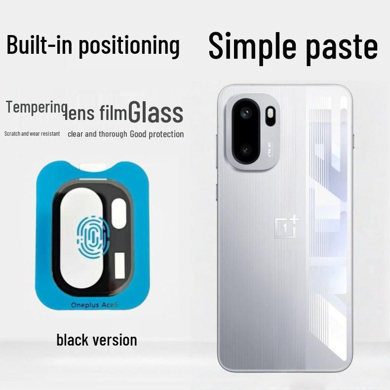 OnePlus Ace 6 Silk Screen Lens Film: Ultra-Thin Tempered Glass for 6T and 15R