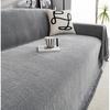 Sofa Cover, Full Coverage Sofa Throw, Chenille Anti-Cat Scratch Sofa Slipcover, All Seasons, 180*230cm, Herringbone Pattern, Gray