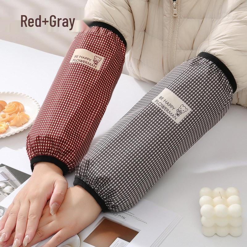 Women's Autumn/Winter Protective Arm Sleeves - Office Work Long Cuff Stain Guard