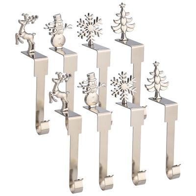 Cute and Functional Christmas Hook Set Featuring Elk and Snowflakes