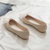 2025 New Spring Bow Fresh Bridesmaids Flat Bottom Pointed Fairy Style Evening Versatile Doudou Single Shoes