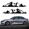 2 Stück Auto Seitenaufkleber Bergkette Grafik Auto Vinyl Aufkleber PVC Auto Karosserie Modifikation Dekorative Aufkleber Zubehör