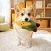 Pet Toys To Reduce Anxiety Plush Corn Dog Toy, Squeaky Stuffed Chew Durable Shaped Toy Soft Puppy Teething for Small Medium Dogs