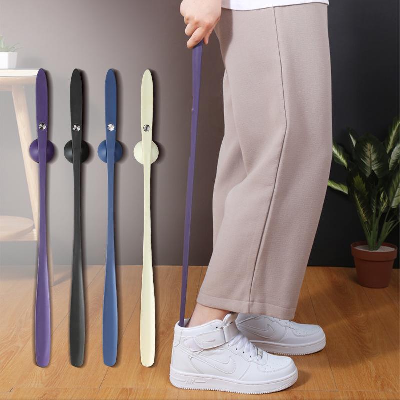 Magnetischer Schuhlöffel mit langem Griff für ältere und schwangere Frauen - Schuhanziehhilfe ohne Bücken