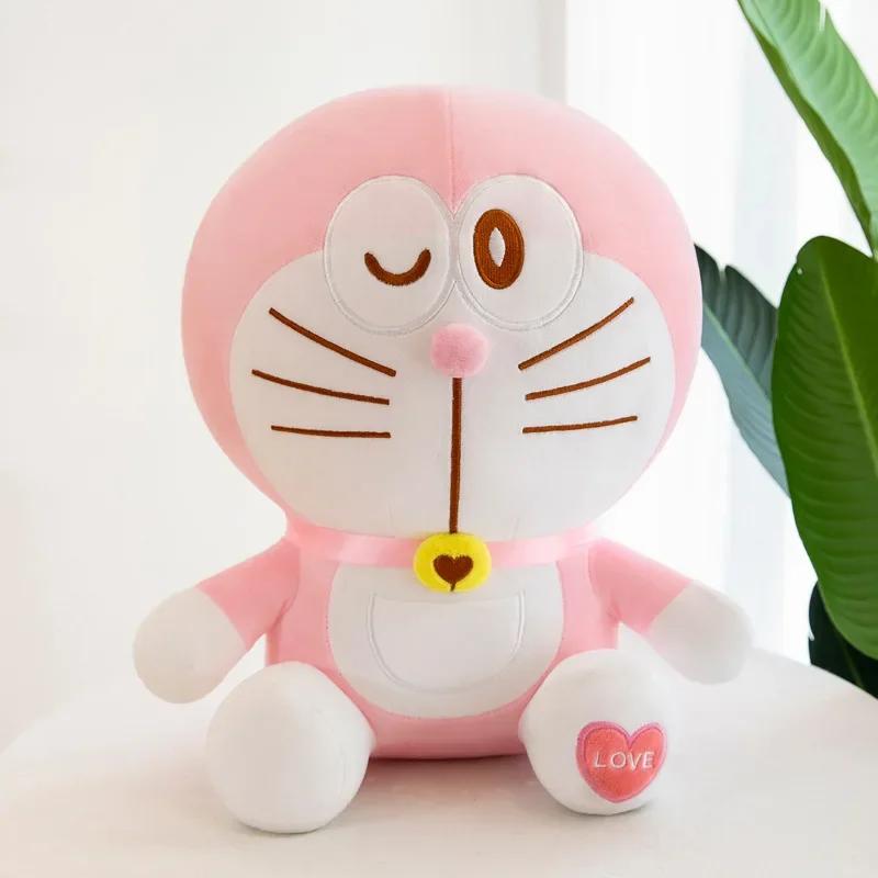 Original Kawaii Doraemon Plush Toy Stand By Me Cute Stuffed Plushie Doll Cartoon Cat Animal Sofa Bed Pillow Toy Baby Kids Gift