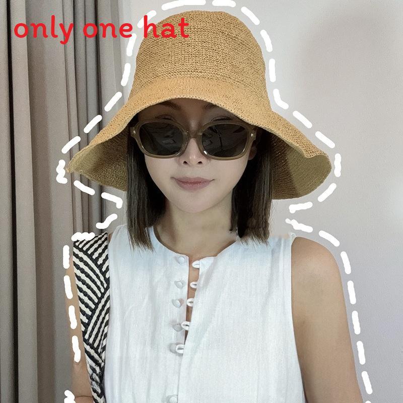 Simple Casual Fisherman Hat With Wide Brim Sun Protection For Beach And Vacation