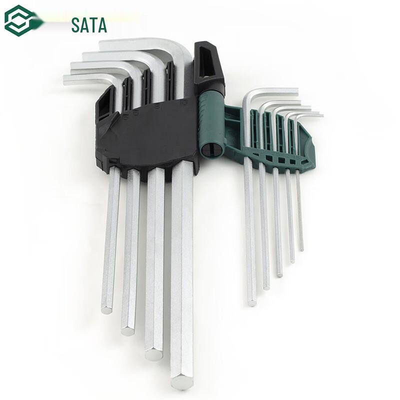 SATA 09103A 9-Piece Extra Long Metric Hex Key Set 9-Piece Set
