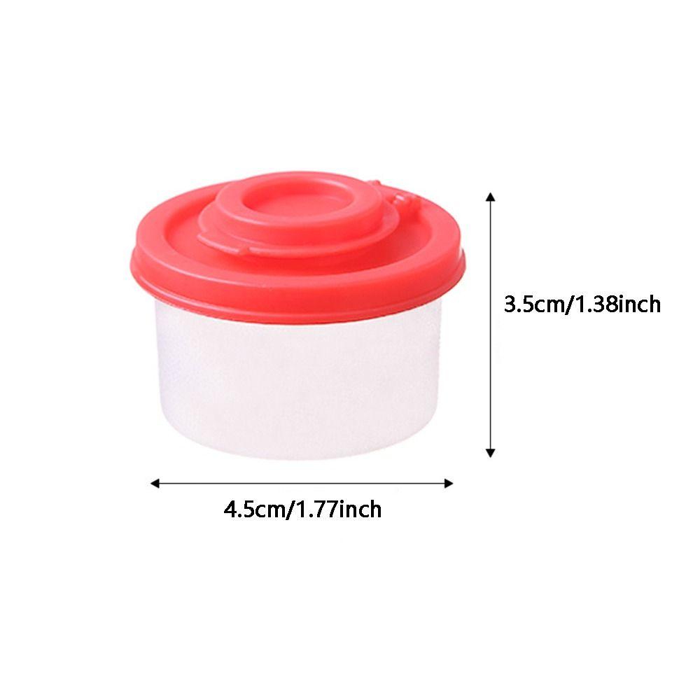 4Pcs Mini Seasoning Jar Dustproof 50ml Spice Tools Airtight Seal Insect-proof Salt Pepper Shake Bottle Lunch Box