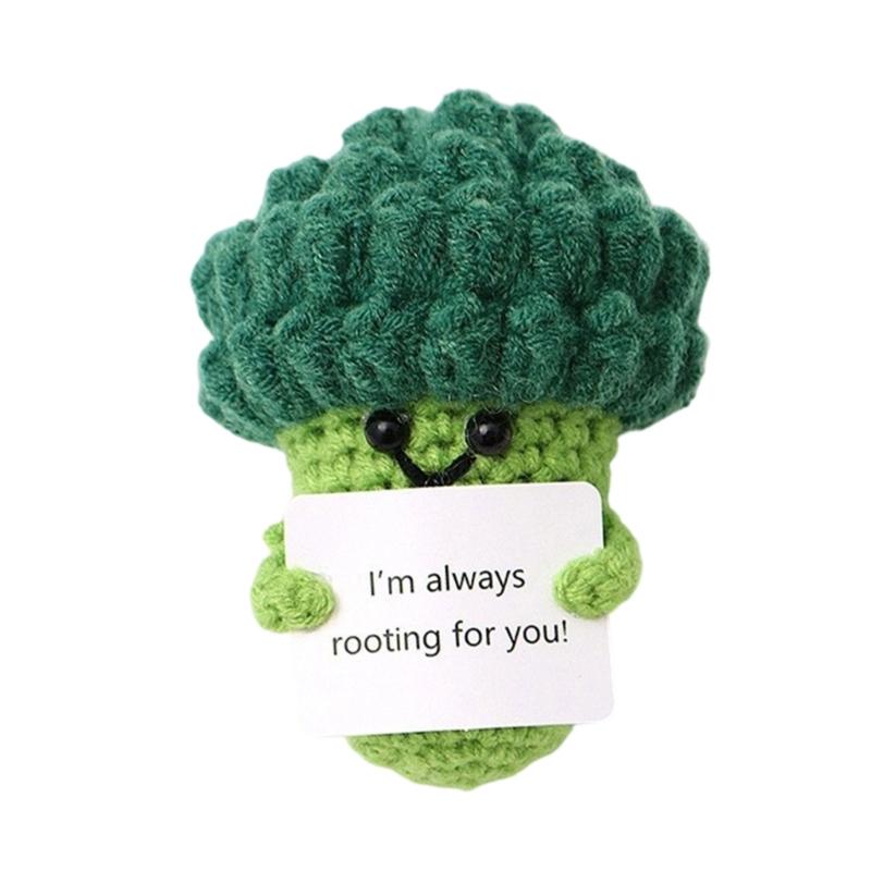 Feiertags-Countdown-Kalender mit täglichen Häkelüberraschungen, Acryl-Dekorationen zur emotionalen Unterstützung als Weihnachtsgeschenk