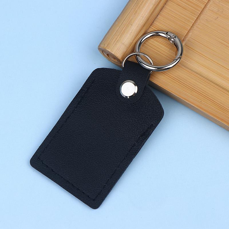 

1/4PCS Leather Bag Case For Chameleon Ultra Accessories NFC Smart Access Card Sleeve Case Genuine Leather Keychain IC Card Bag