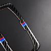 Kolfiber Interiör Bil Strålkastare Strömbrytare Knapp Ram Klistermärke Skydd Trim Dekal För BMW 3 4-serien 3GT F30 F31 F32 F34 13-18