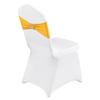 50 Sets Stretch Spandex Folding Chair Covers, Universal Fitted Chair Cover with Chair Sashes, Removable Washable Protective Slipcovers, for Wedding,