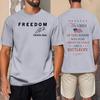 Men's Commemorative Print T-Shirt Free Neck T-Shirt