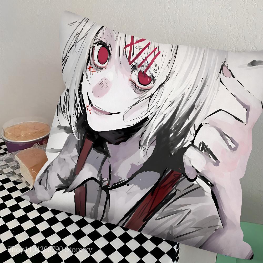 Anime JUUZOU SUZUYA Tokyo Pillow Case Square Pillow Bedroom Sofa Leisure Comfort Cushion Car Living Room Home Decoration