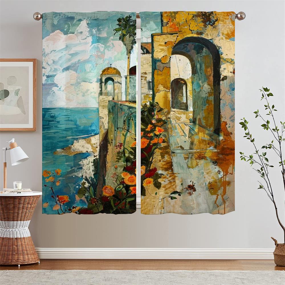 

Дизайнер Банни Уильямс, подхваты для штор в ванную комнату, затемняющие шторы для гостиной, затемняющие шторы, салон, 2 дешевые штуки W50xH70cmx2pcs-CL