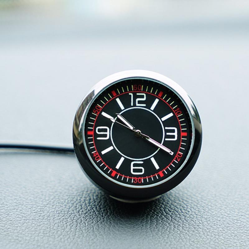 Vehicle Mini Clock Dashboard Clock Universal Car Decoration Gift for Friends