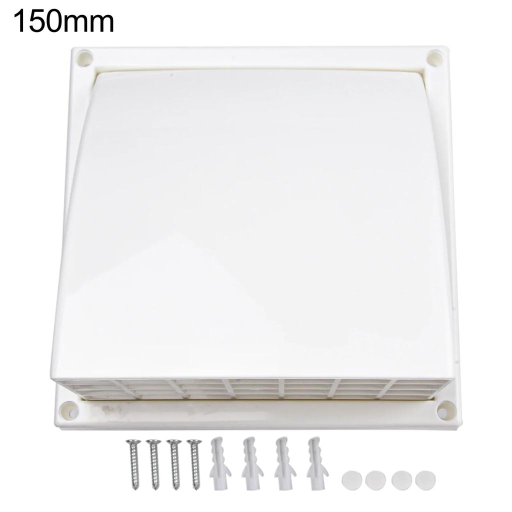 Duct Air Outlet Air Outlet Reliable White Exterior Wall Exhaust Outlet Multifunction 1 Pc ABS Duct Covers Vent Grilles