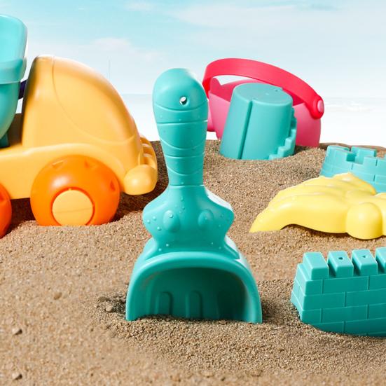Beach Shoveling Tools Shovel Sand Toy Smooth Soft Rubber Multiple Collocation Educational Sandbeach Game