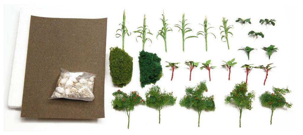 PLATZ Handmade Mini Garden Series 4 Fruitful Vegetable Garden Assembly Kit HGC-4