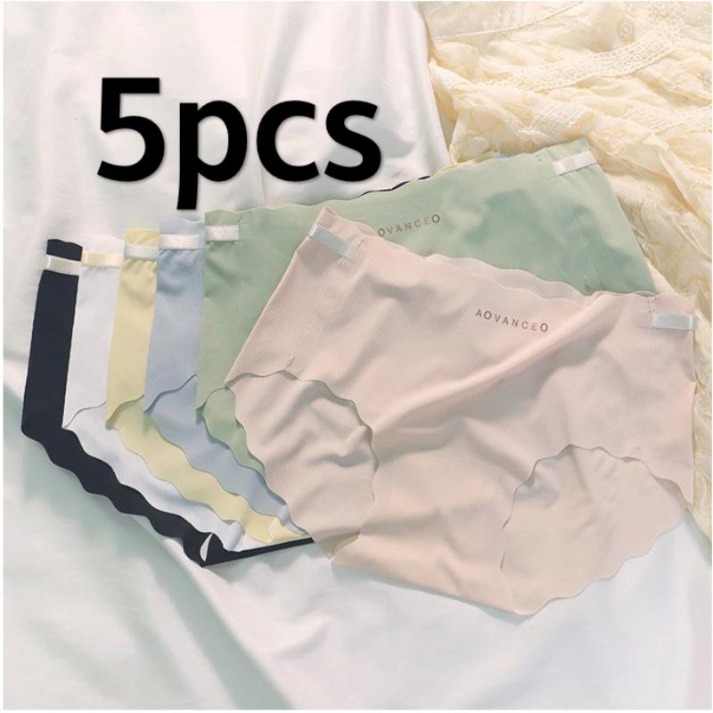 6-pack Women's Underwear Pure Cotton Antibacterial Crotch Breathable Comfortable Hip Lift Mid-rise