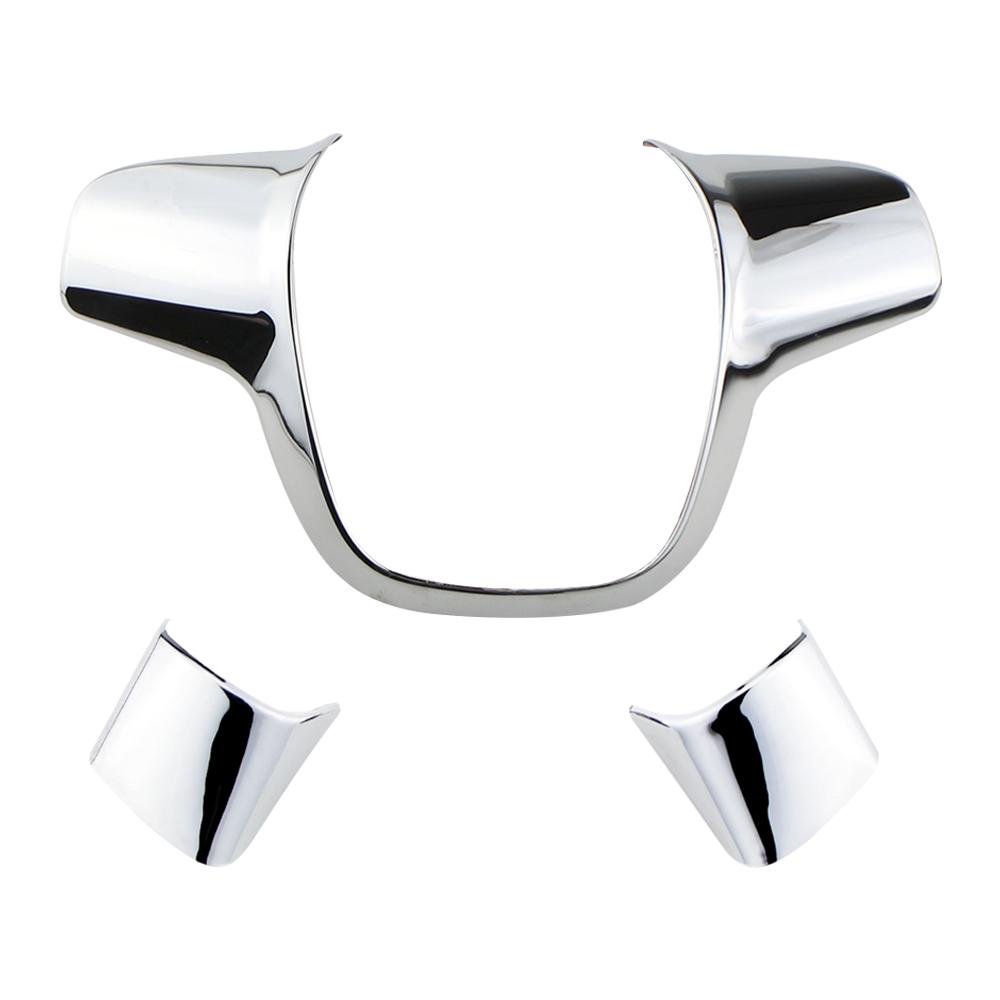 ABS Car Steering Wheel Trim Cover Sticker Decoration for Ford Focus 3 MK3 Sedan Hatchback Kuga Escape 2012 2013 2014