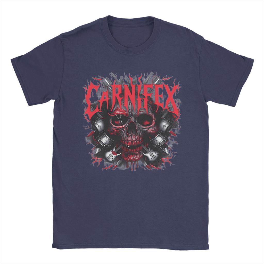 Unisexs Carnifex Band T Shirt  Pure Cotton Clothing Cool Short Sleeve O Neck Tee Shirt New Arrival TShirt