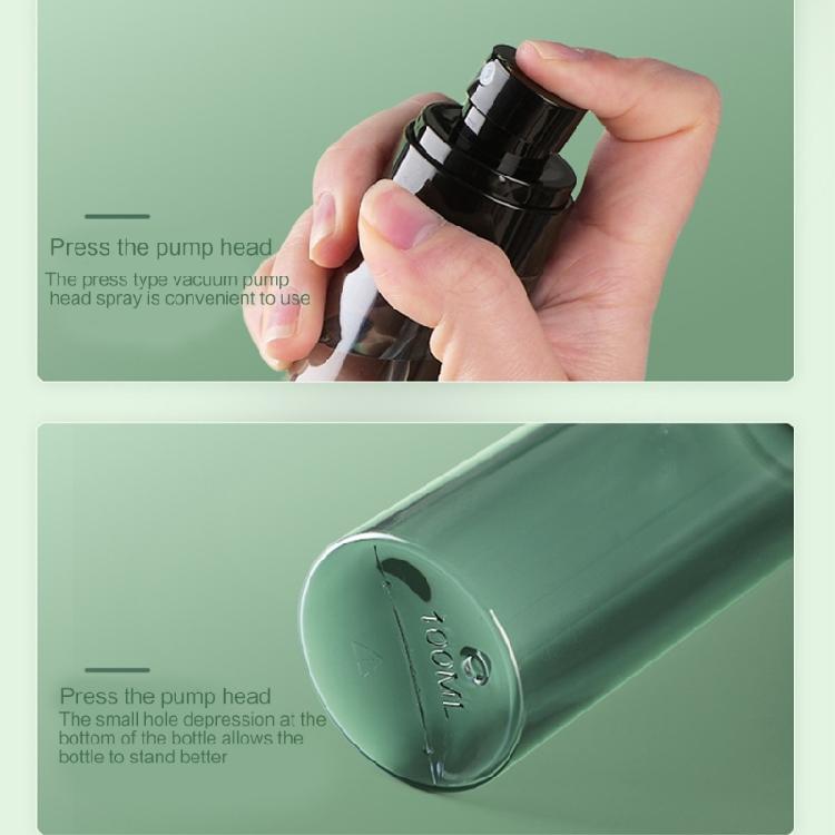 Spray Bottles 30ml 60ml 80ml 100ml 120ml Clear Empty Mist Mini Travel Bottle