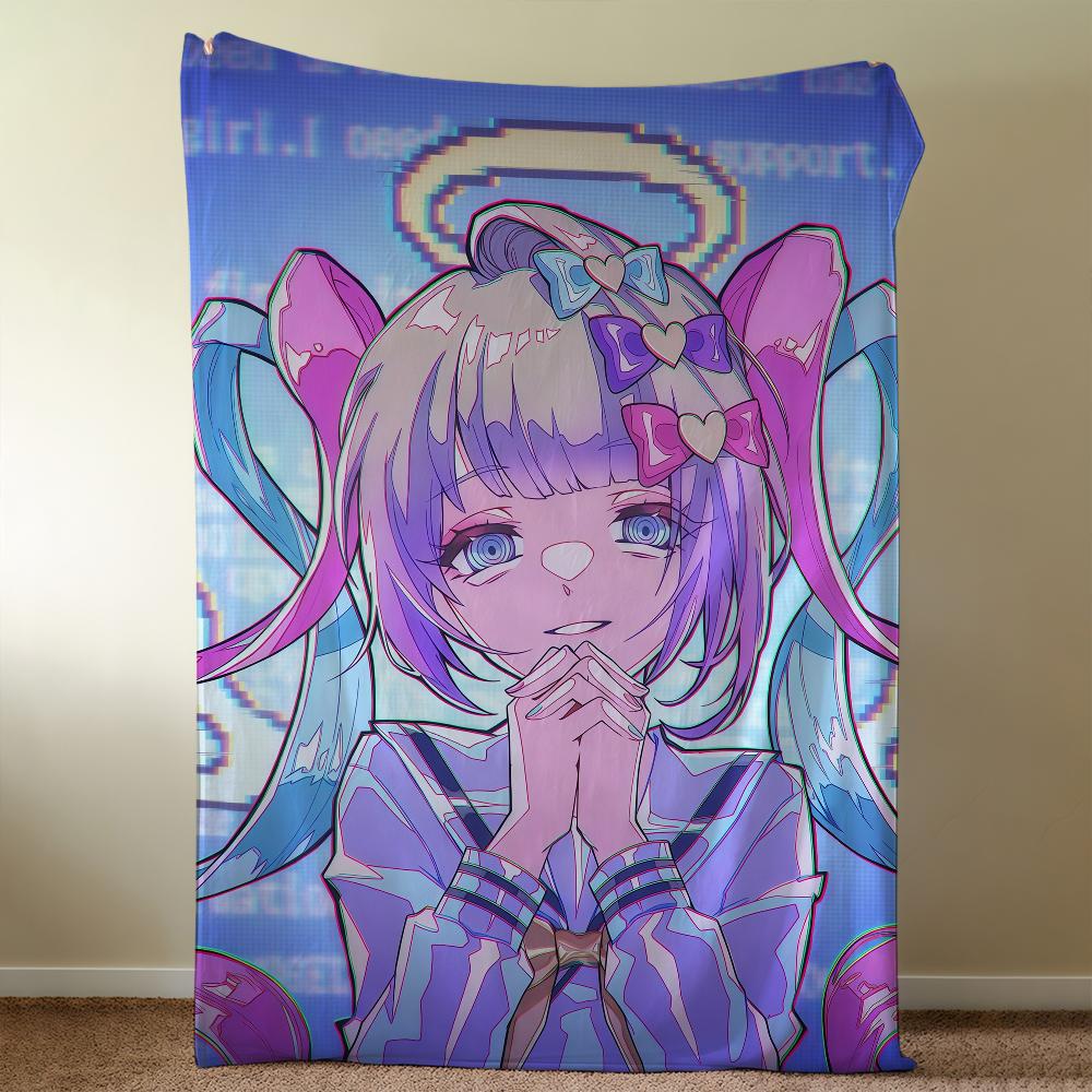Game Girls Needy Streamer Overload Blanket Soft Warm Furry Throw Super Kids Toys Bed Sofa Car Cradle