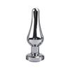 Smooth Stainless Steel Anal Plug Jeweled Butt Plug for Beginner G-spot Massager Sex Toys Dildo for Female Male Anal Beads S/M/L