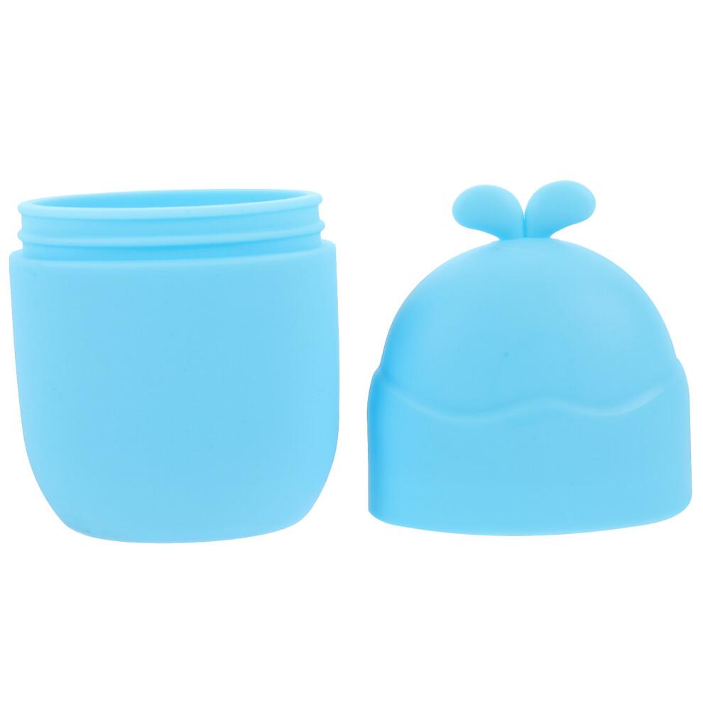 Blue Silicone Face Massage Ice Roller Skin Care Tool for Home Use