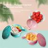 Dish Set Baby Bowl Eating Assist Fine Workmanship No Burrs Smooth Surface Tableware Sucker Base Plate Suction Feeding Bowls