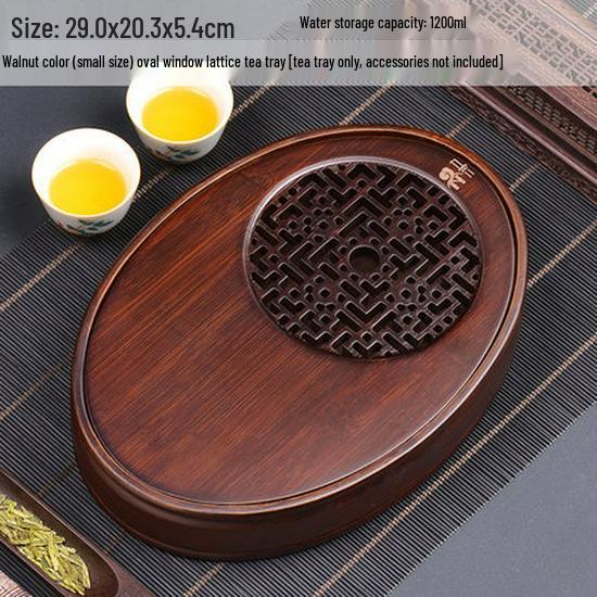 Bamboo Water Draining Tea Tray - Small Kung Fu Tea Set Table