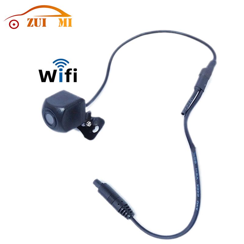 Car Rear View Monitoring Mobile Wireless WiFi Night Vision Blind Area Image Waterproof Reversing Camera Parking Assistance