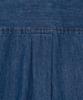 LEE Women'S Crop Denim Short Sleeve Shirt Indigo Medium