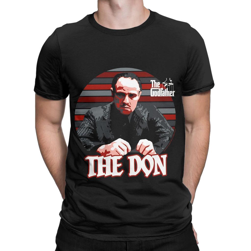 The Godfather The Don Vintage Poster Funny Graphic 100 Cotton TShirt The Godfather Tees Tops For Unisex