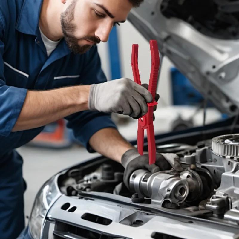 Brake Fuel Line Removal Hand Tools Auto Repair Disconnect Pliers Fuel Line Clamp Hose Clamp Pliers Tool for Car Repair Tool