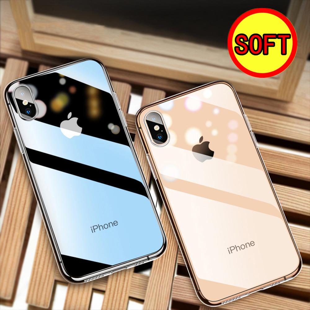 

1Pcs Много Мягкий Силиконовый Clear Case на Iphone 7/8/плюс Iphone 11 Pro Телефон бампер