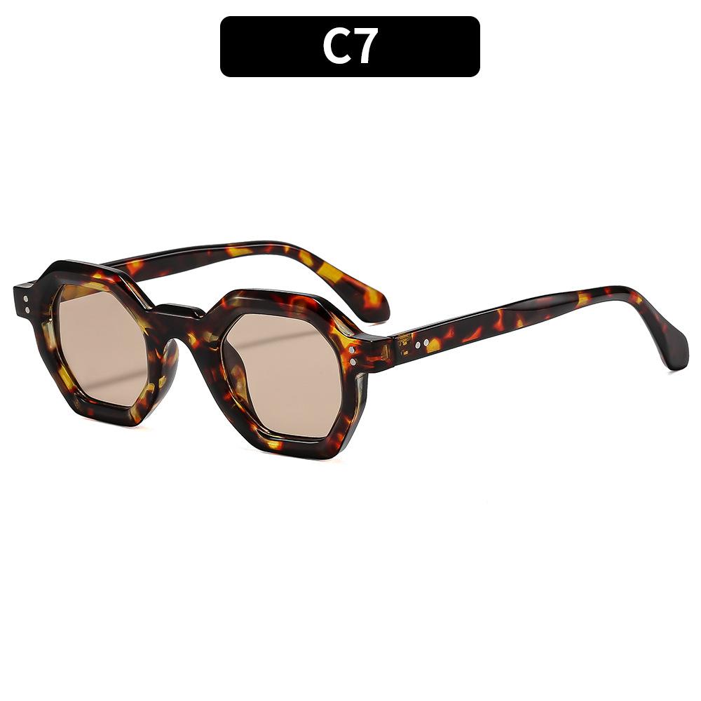 Women's Sunglasses, Fashion Polygonal Men's and Women's Sunglasses, Casual Sunglasses