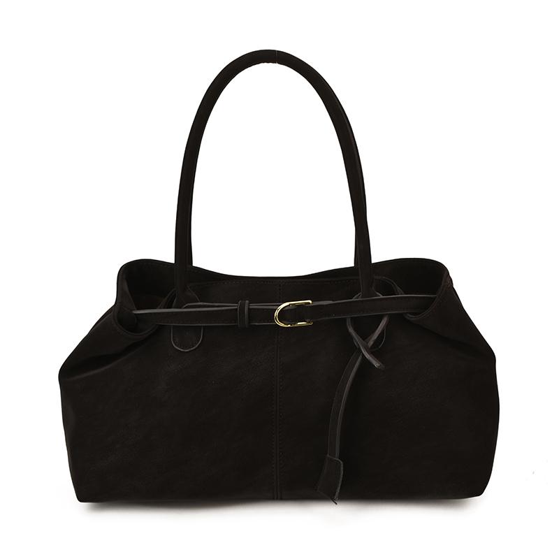 

Elegant Structured Pu Tote Bag with Adjustable Belt and Dual Handles Daily Use Shoudler Bag for Women чёрный