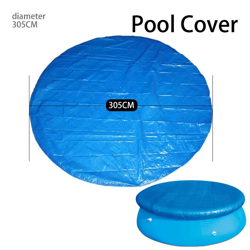 Swimming Pool Cover  Pool Ground Cloth Waterproof PE Foldable Inflatable for Above Ground Pool Family Pools Outdoor Paddling
