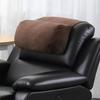 Faux Lambswool Recliner Headrest with Storage Pocket Armchair Cervical Support  Living Room
