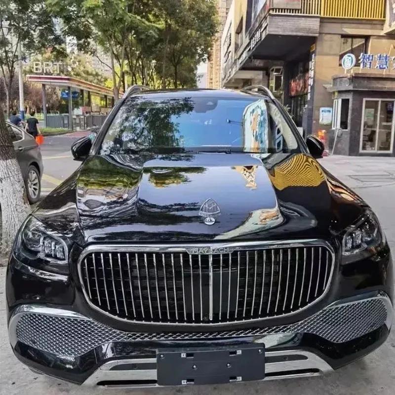 Maybach Logo Front Standing Metal Mark Emblem Auto Hood Rear Badge for Mercedes-Benz Maybach C E S Class S400 S500 S6001